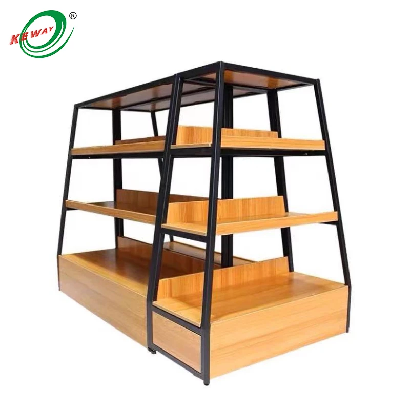 custom.Customized Supermarket steel and wood shelves display racks liquor shelves