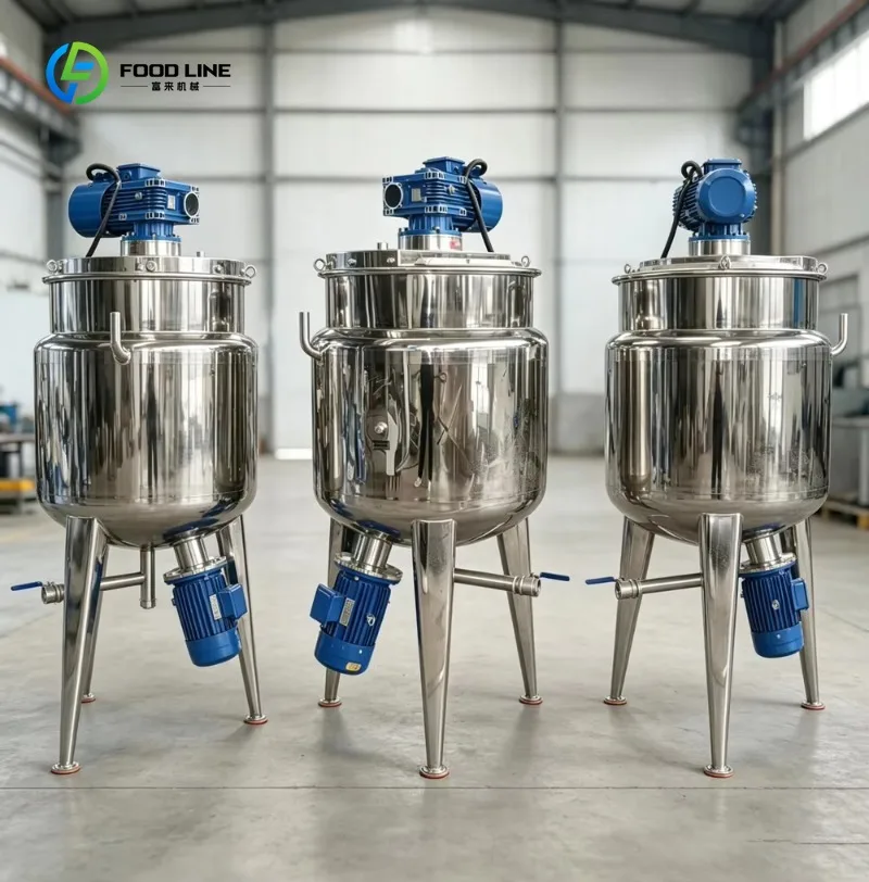 Vacuum Electric Heating Stainless Homogenizer Mixing Tank for Cream Hair Conditioner Lotion Gel Custom