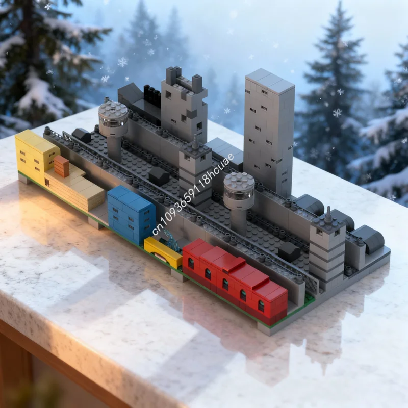 

Набор строительных блоков MOC «Берлинская стена» (973 детали), микро-масштабная архитектурная модель, конструктор, развивающая игрушка, идея для творчества, рождественский подарок для детей