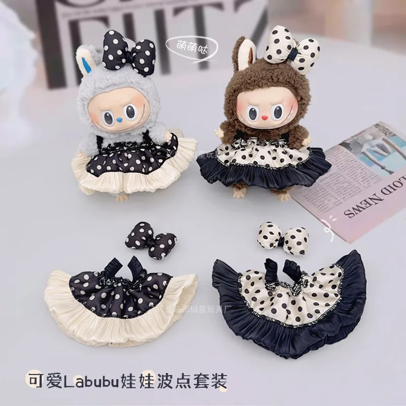 

Labubu Doll Clothes Labubu Doll Clothes New labubu doll clothes set creative outfits labubu clothes skirt bow two-piece set doll