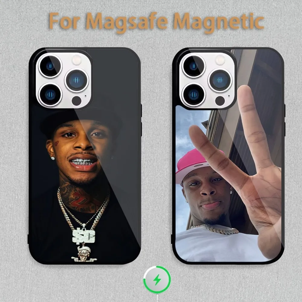 Rapper Toosii Phone Case For Magnetic Inductive Charging iPhone 11 12 13 14 15 Max Pro Mini Plus Shell