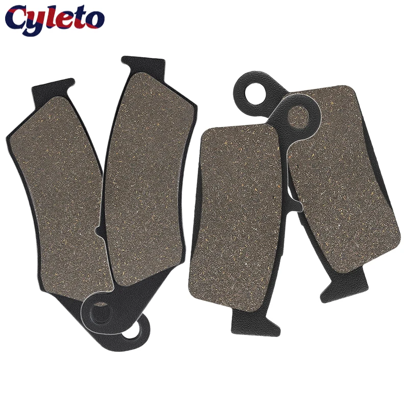 Cyleto Motorcycle Parts Front or Rear Brake Pads for Beta SM 400 450 525 RR 250 300 350 400 RS 430 420 480 498 520 525 Enduro