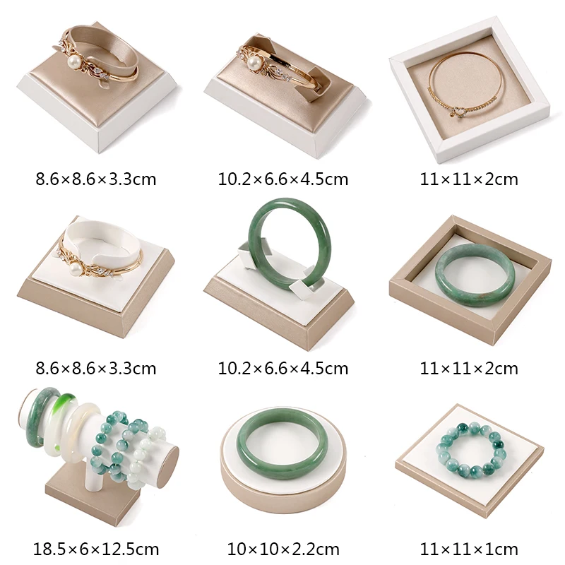 Jewellery Ring Earrings Pendant Necklace Watch Display Tray Case Stand Holder Organizer Jewelry Set Storage Shop Showcase