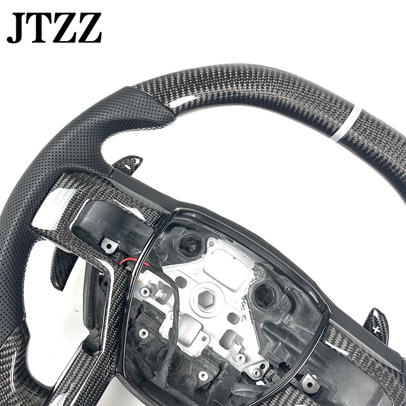 FOR Ford Raptor F150 2017 2018 2019 2020Customized Carbon Fiber Automotive Interior Parts for Steering Wheel