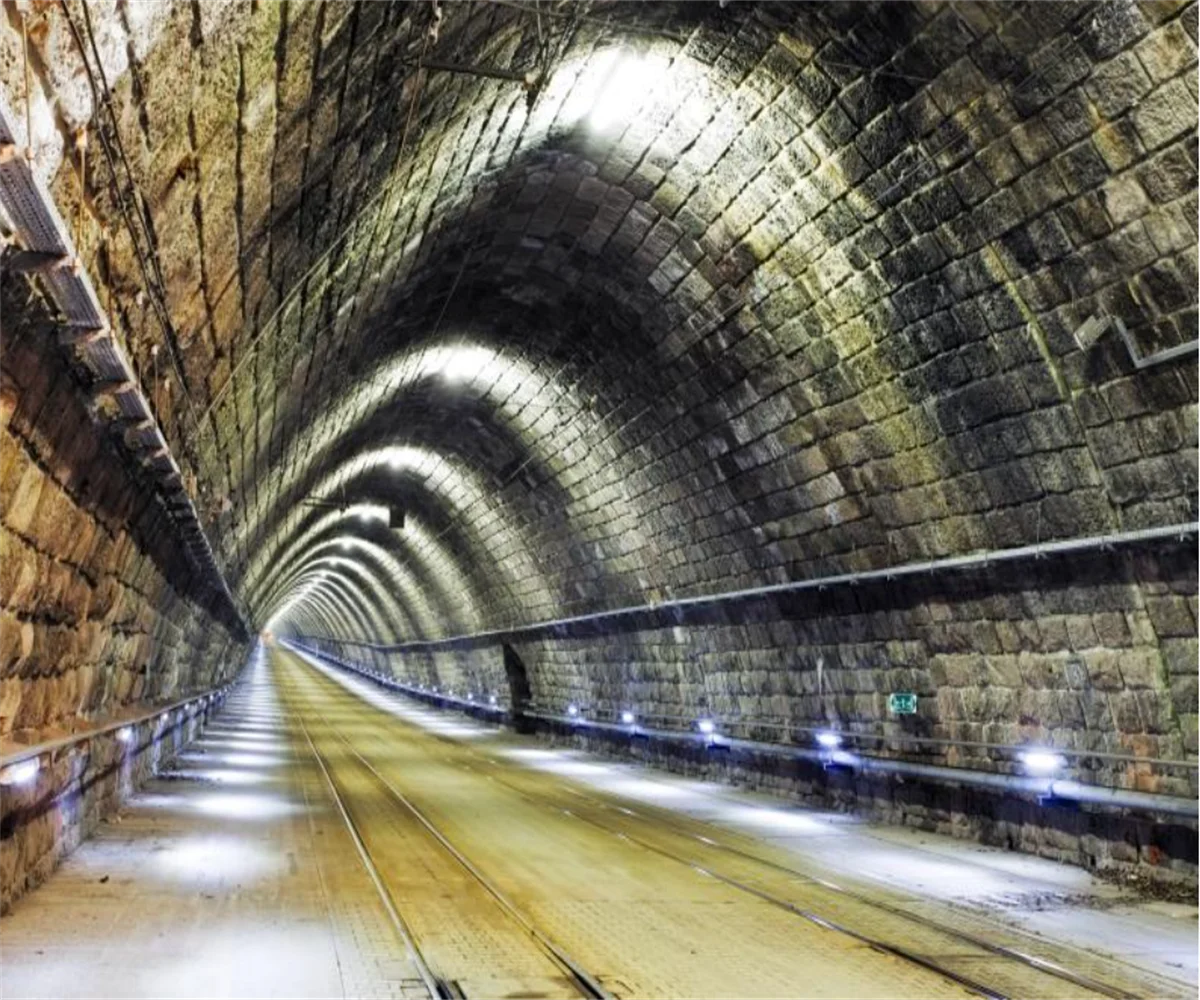 خلفية مخصصة صور ثلاثية الأبعاد الرياح الصناعية كهف الطوب جدار نفق حائط الخلفية ديكور المنزل الجداريات خلفية ثلاثية الأبعاد #5