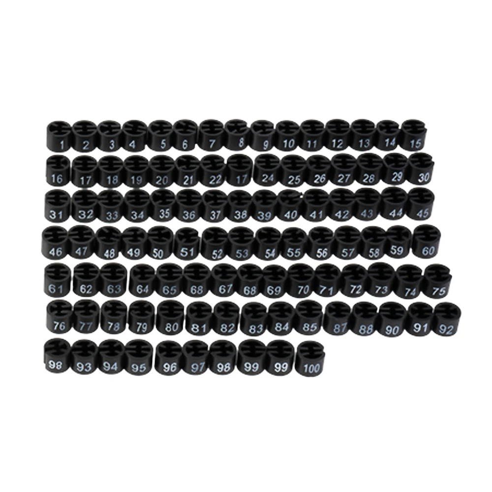 41-80 Number Marker Clip Size Cubes For Clothing Hangers