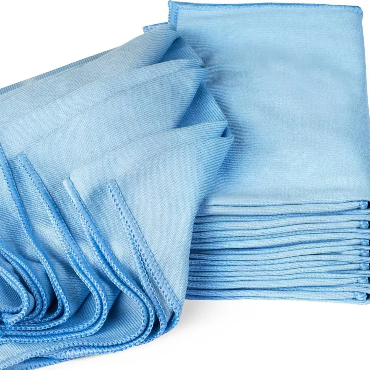 Microfiber Cleaning Cloth, 25*25cm Streak & Lint Free Quickly Clean Window, Glasses, Windshields, Mirrors, Car Window