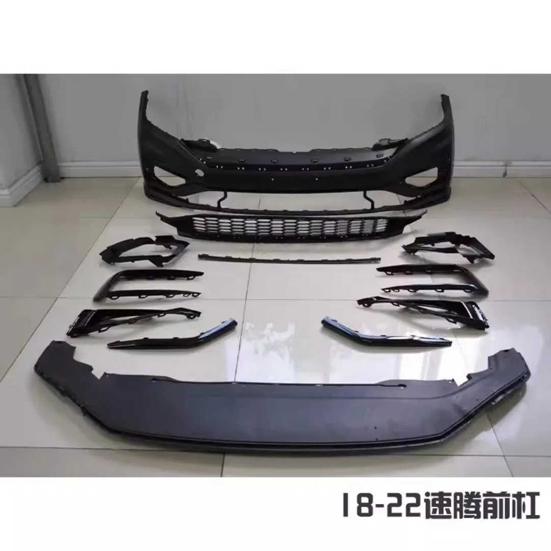 Front Bumper Grill Mask Assembly For Volkswagen vw Sagitar jetta GLI 2012-22 modified Fog Lamp Front Lip Auto Accessories