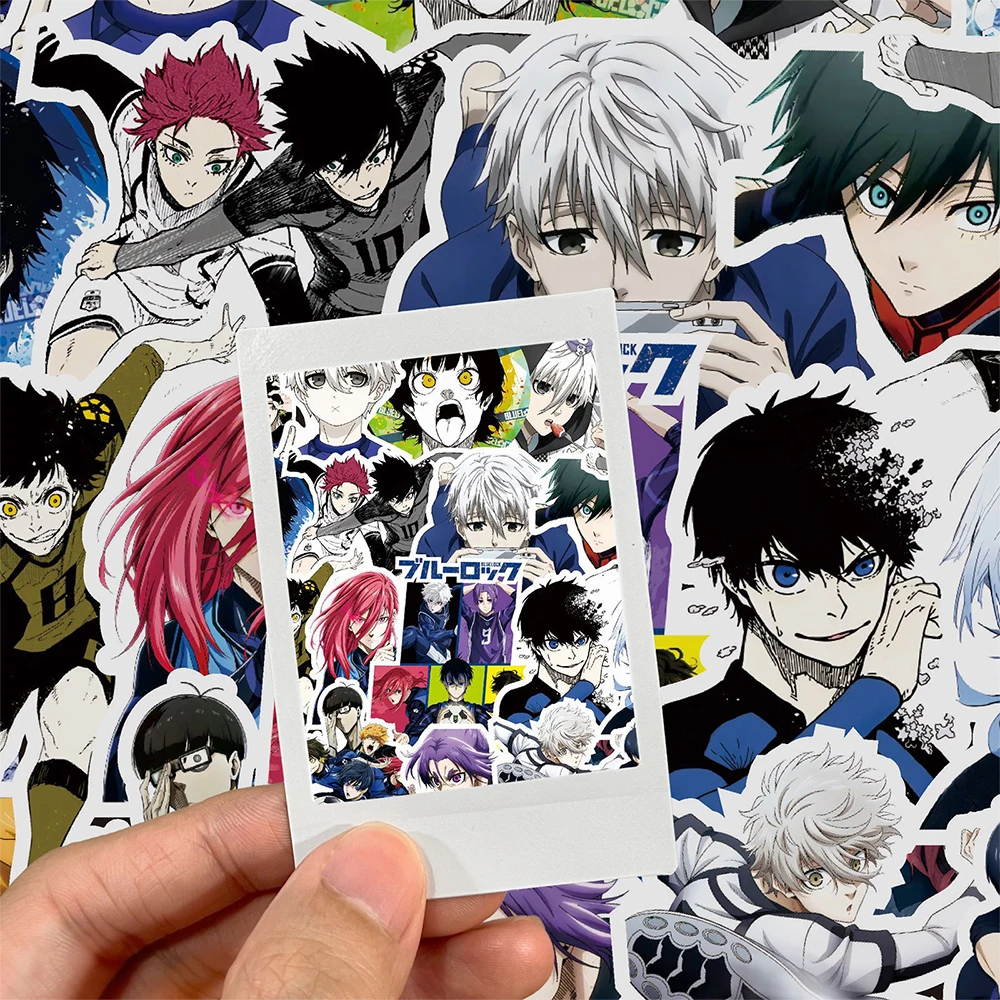 10/30/80pcs Blue Lock Cool Anime Stickers Cartoon Graffiti Sticker DIY Skateboard Phone Notebook Classic Manga Decals Decoration