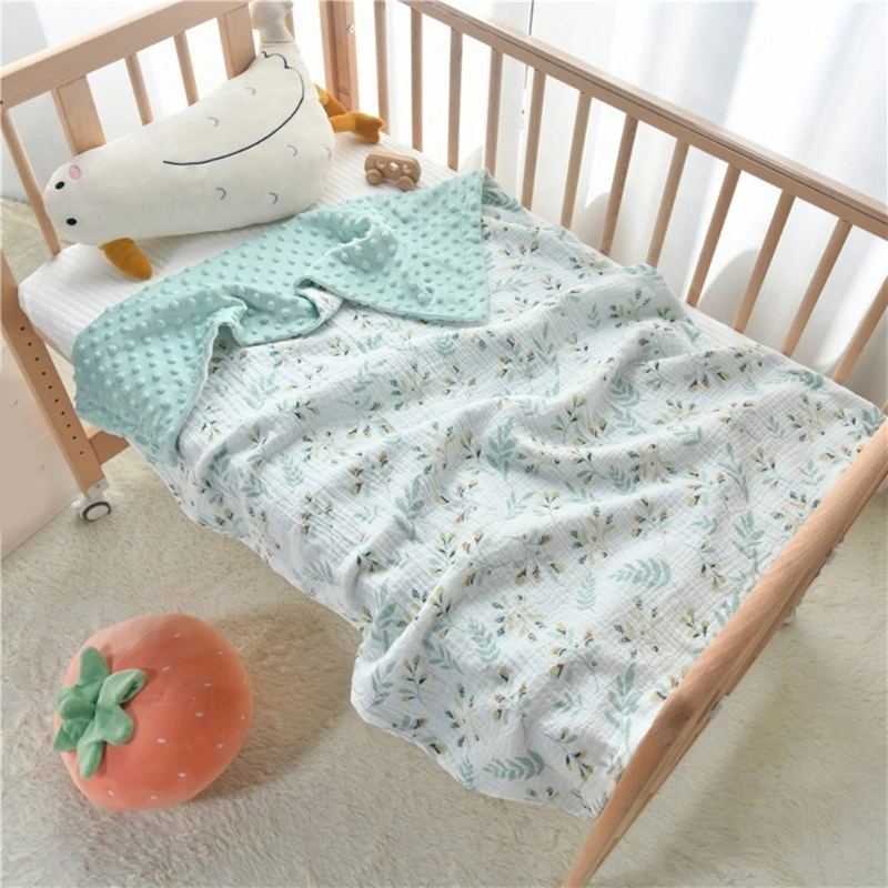 Thin Quilts Soft Receiving Blanket Baby Wrap Towel Throw Shower Gift for Infants