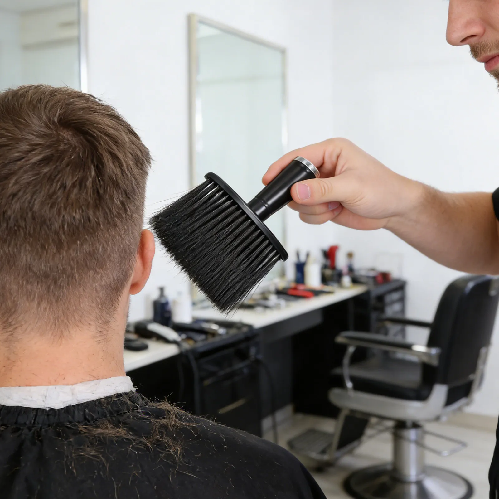 

3Pcs Barber Neck Duster Hair Cleaning Styling Tool Broken Hair Removal Hairdressing Cleaning Brush