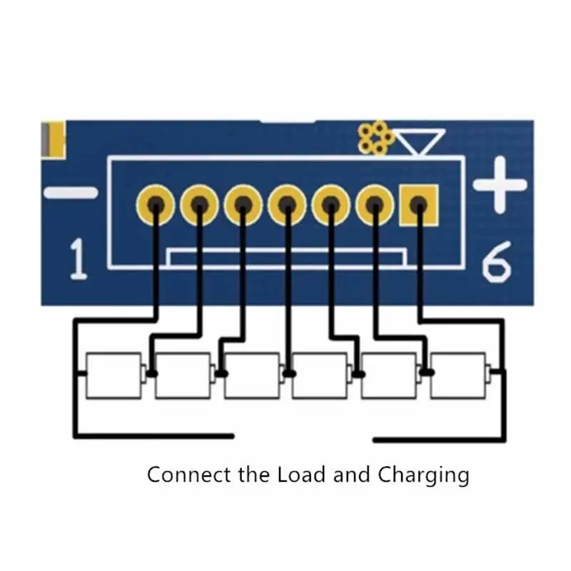 2.7V/16V LTO 6S Balance Board Equalization วงจรแบตเตอรี่ลิเธียม Titanate แบตเตอรี่/Super Farad Capacitor ป้องกันบอร์ด