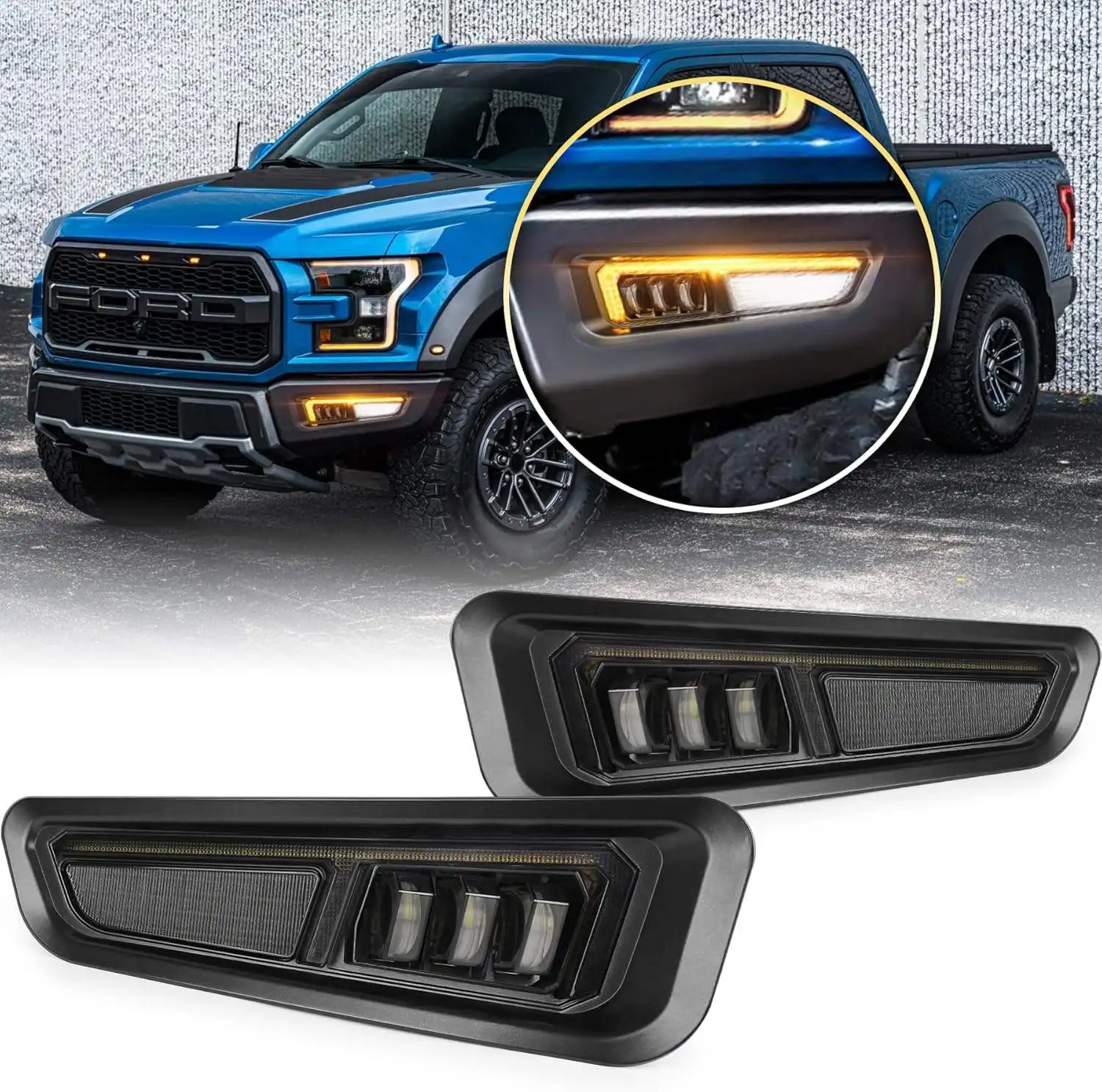 luces-antiniebla-led-ovovs-con-senal-de-giro-secuencial-Ambar-y-luces-antiniebla-blancas-para-ford-raptor-gen-2-2017-2020