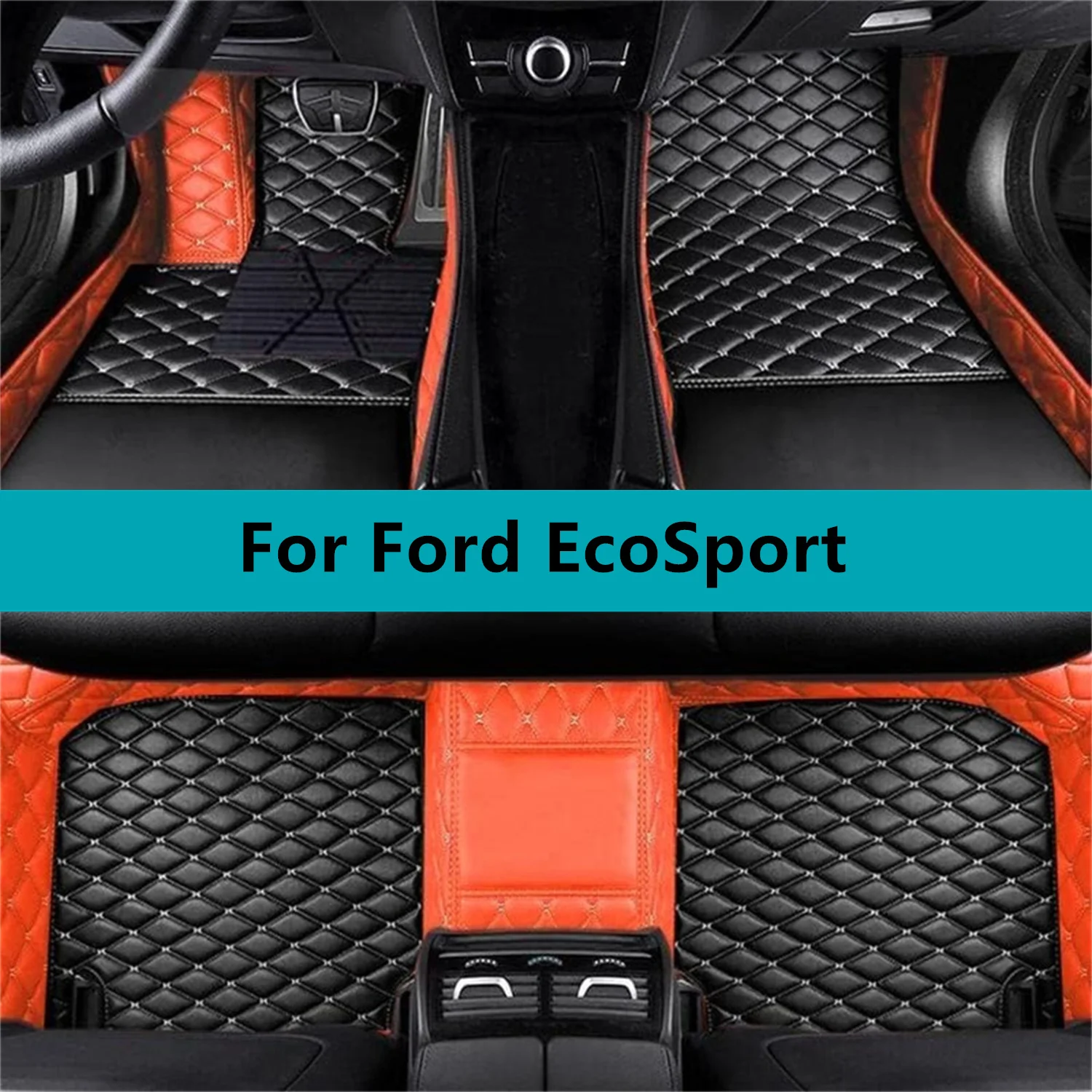 

Car Floor Mats For Ford EcoSport 2018 2019 2020 2021 2022 2023 Leather Floor Mats For Cars Mats Carpets Interior Accessories