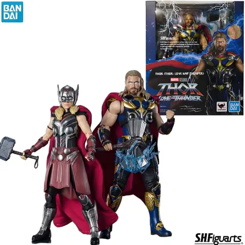 In Stock Bandai S.H.Figuarts Marvel Thor 4 Odinson Jane Foster Doctor Strange in The Multiverse of Madness Action Figure Toy