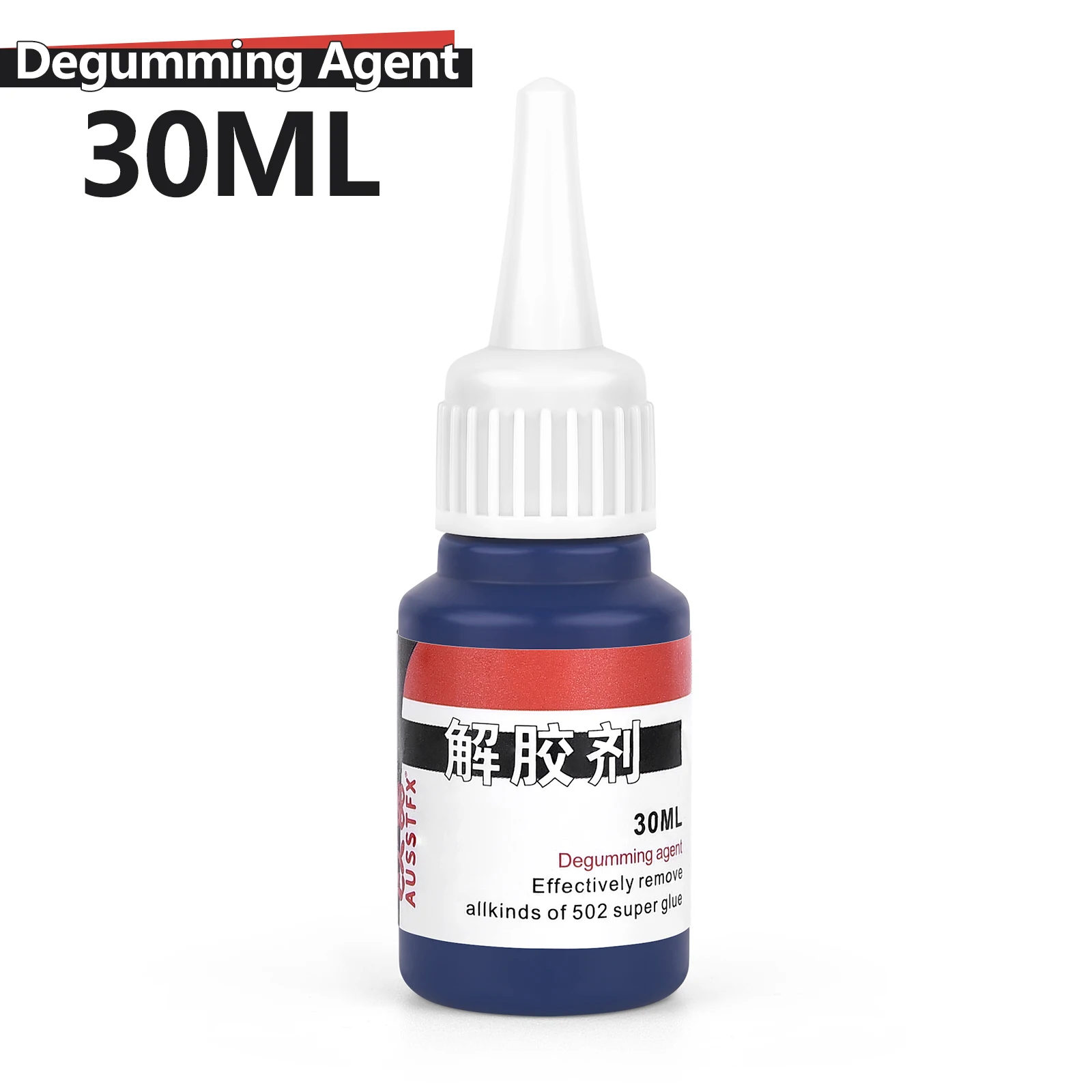 30ml Super Glue Remover Cleaner Glue Adhesive Debonder for Resin Liquid Glue UV Adhesive 502 Glue Nail Free Glue