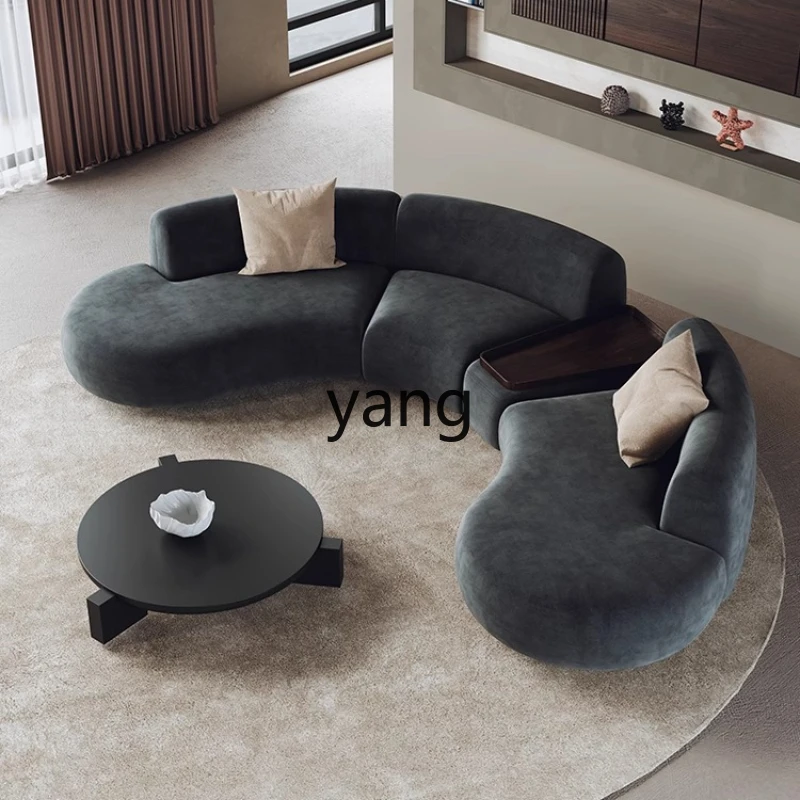 

LMM semi-circular curved special-shaped sofa, rest area, reception office, beauty salon