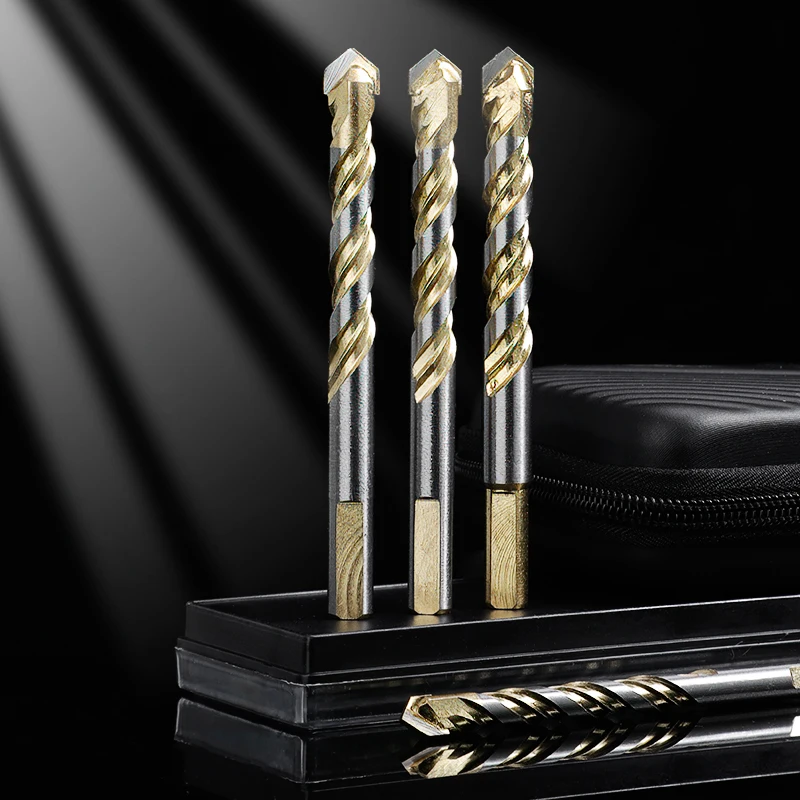 Newshark Power Drill Bits ชุดซีเมนต์คาร์ไบด์ Core เจาะชุด Bit Multifunctional Impact เครื่องมือเจาะกระเบื้องผนังโลหะ