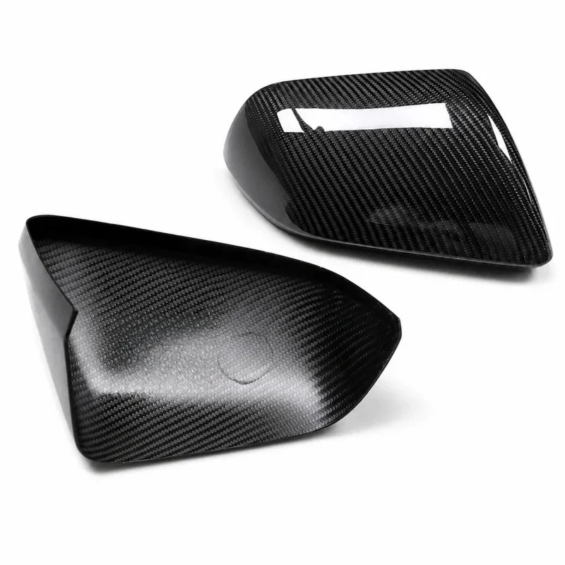 High Quality Lightweight Anti Scratch Carbon Fiber Side Mirror Cover Caps Fit Mustang 2024+