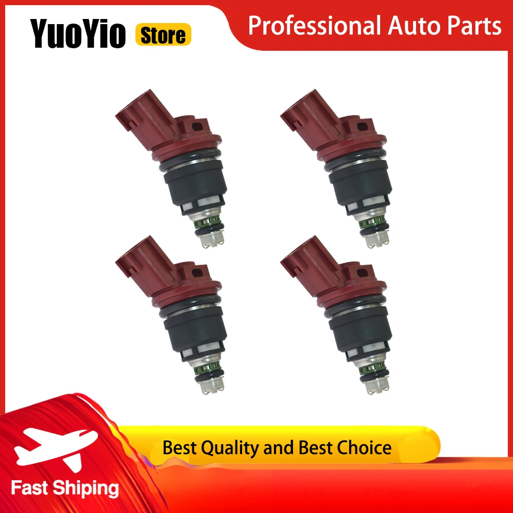 

YuoYio 4Pcs New Fuel Injectors 16600-RR544 For Nissan S13, S14, S15: SR20DE/T And More