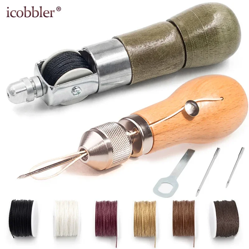 Leather Hand  Sewing Machine Speedy Stitcher Leather DIY Manual Sewing Canvas Repair Tools Leather Craft Edge Stitching