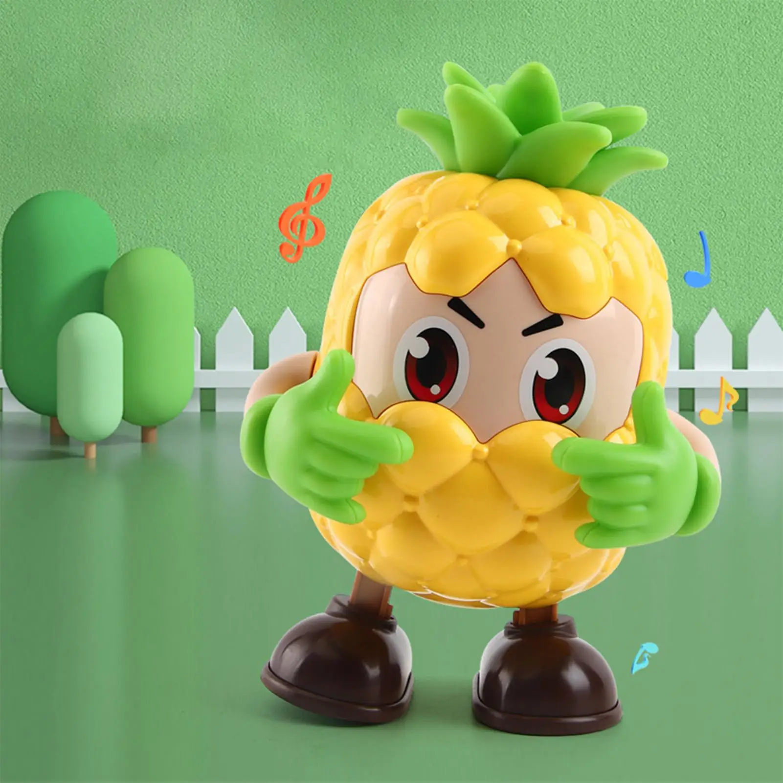 Kids Dancing Toys Fruit Educational Robot Interactive Toy With Lights And Sounds For Preschool Birthday Boys Girls Party Home