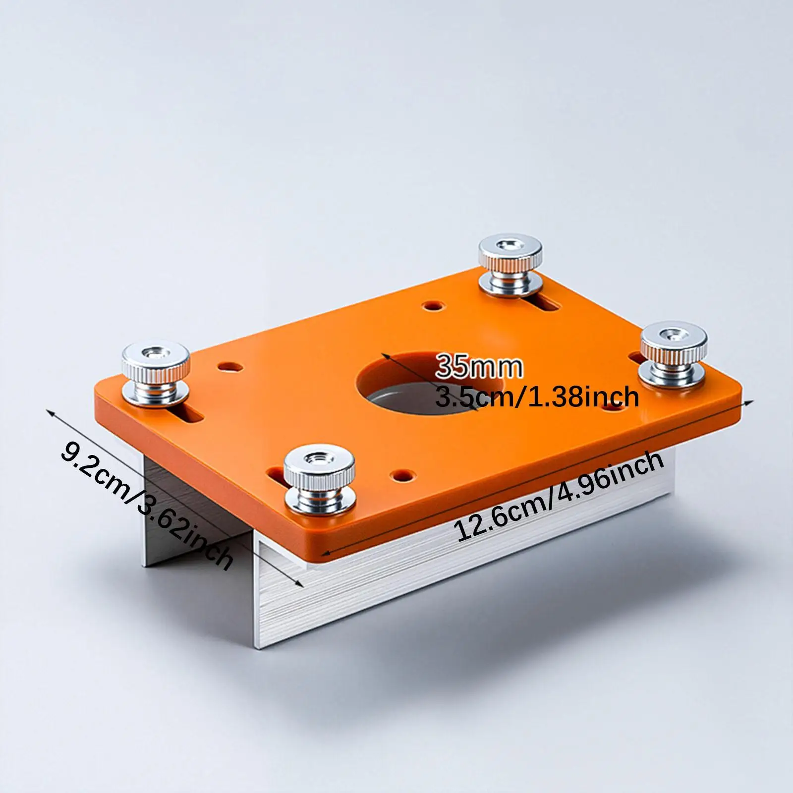 Wood Router Table Insert Plate Multipurpose Slotted Bracket for Cupboard Furniture Wardrobe Woodworking Decoration Workers