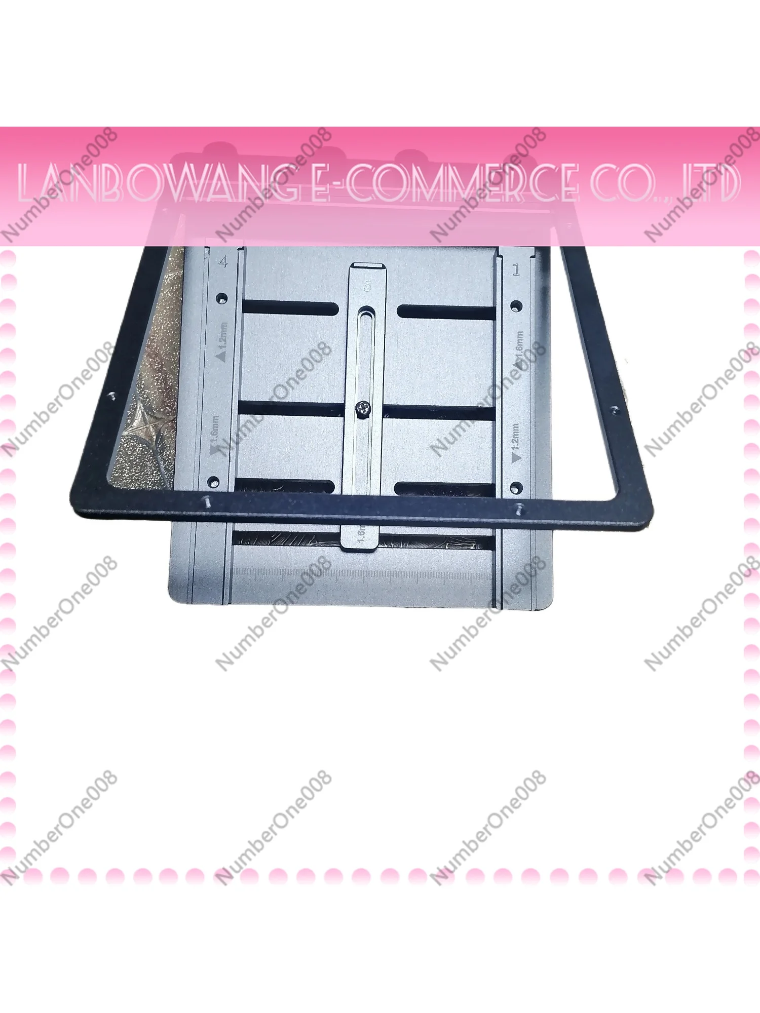 PCB Tin Brushing Fixture CNC Solder Paste Stencil Printing Jig Mini Steel Stencil Clamp for SMT Assembly Tool