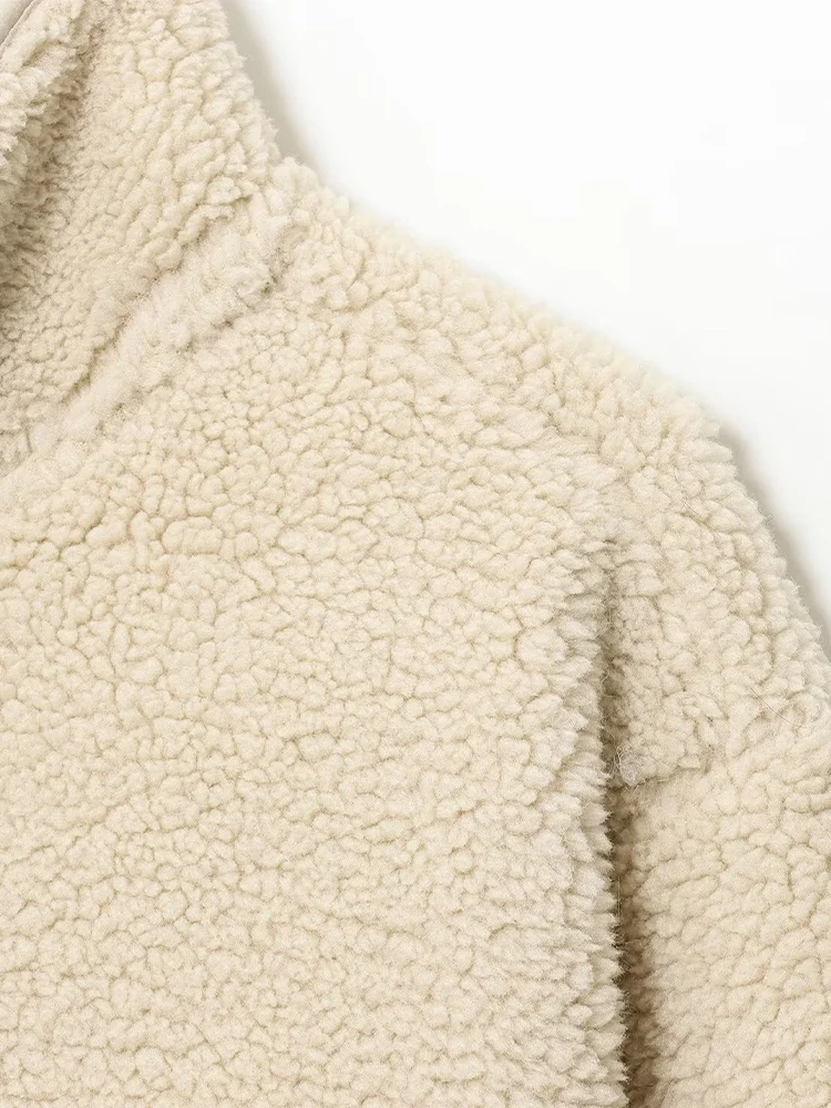 النمط الأوروبي والأمريكي الخريف موضة جديدة المرأة فضفاضة بسيطة مزاجه عادية بسيطة تيدي المخملية سترة رياضية