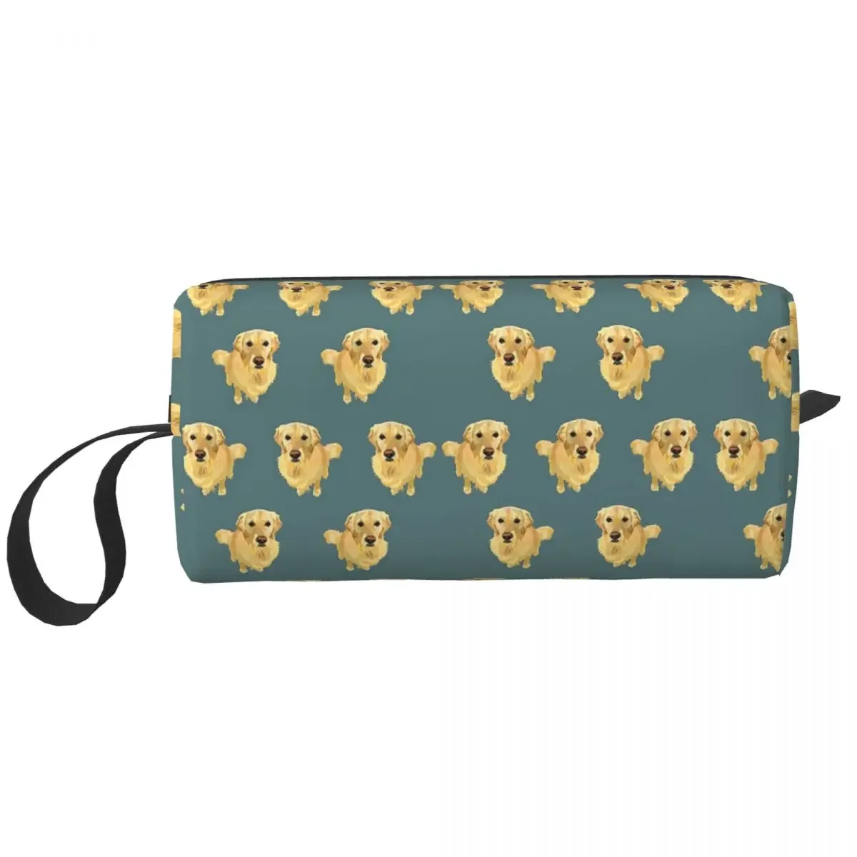 Golden Retriever Socks Makeup Bag Cosmetic Organizer Storage Dopp Kit Toiletry Cosmetic Bag for Women Beauty Travel Pencil Case