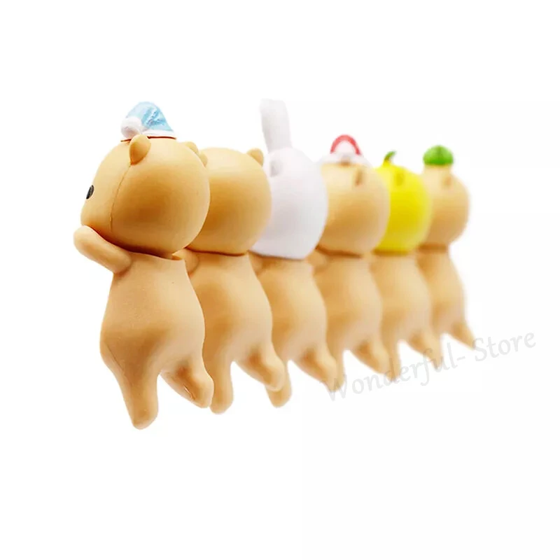 دمية صغيرة Hippers كابيبارا قلادة للهاتف رائعتين العصرية دمية الديكور هدية صندوق أعمى كابيبارا صندوق غامض شخصيات صغيرة #2