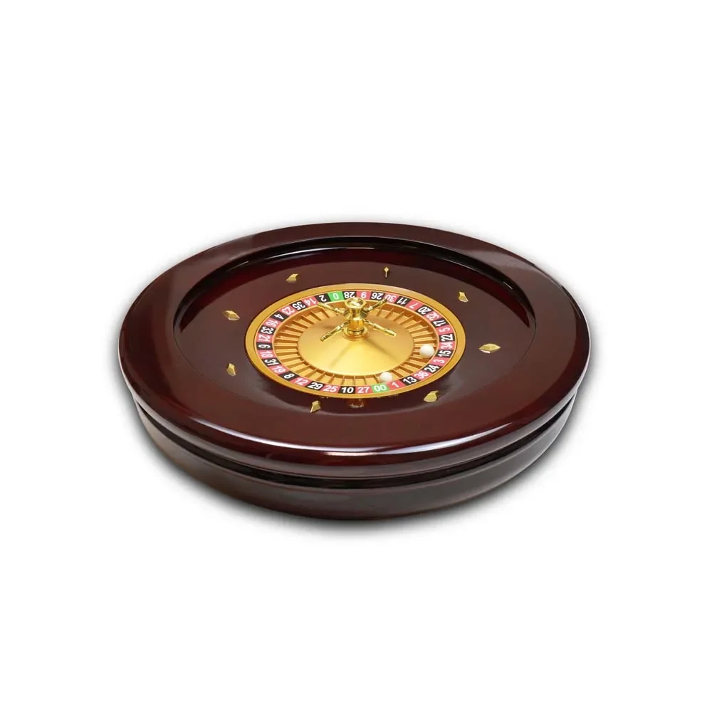 High Quality Wooden European American 22 Casino Roulette Wheel 0  00 for Bingo Entertainment Gamebling  Game