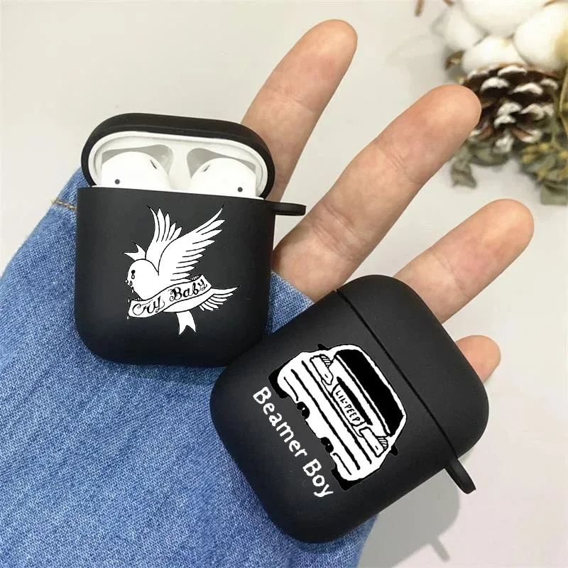 Rapper Lil Peep Crybaby Hellboy Love Tattoo Soft Case For Airpods Pro 3 2 1 Wireless Earphone Cover For Airpod Cases Funda Coque