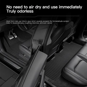 Yz for Tesla Model Y 2021-2024 Model 3 Highland Car Room Rug Baggage Carpet TPE TEA 10 Main Waterproof Carpet Sales - №6