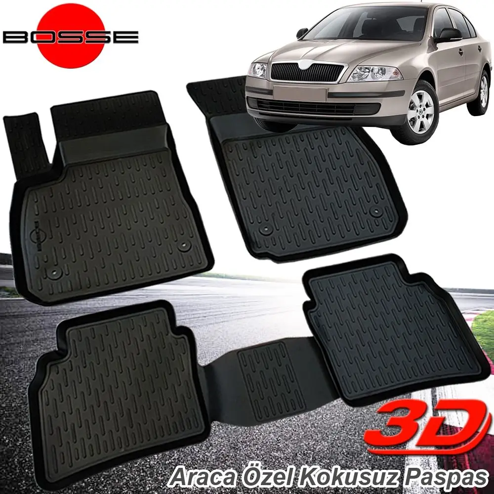 For Skoda Octavia Doormat 3D Pool 2005 2012 BOSSE