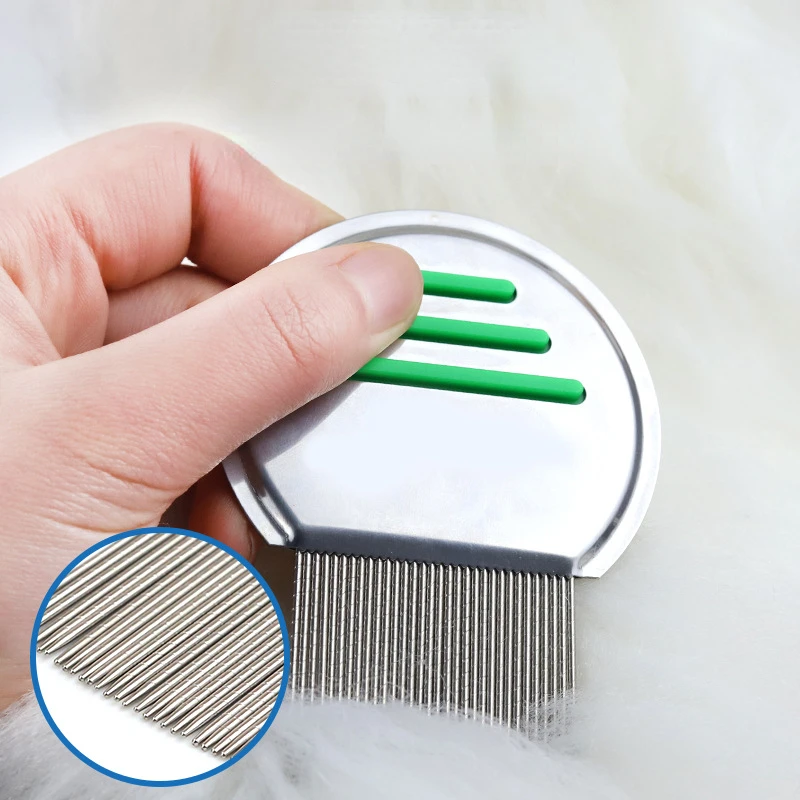 Stainless Steel Terminator Lice Comb Kids Hair Rid Headlice Super Density Teeth Remove Nits Comb Nit Free