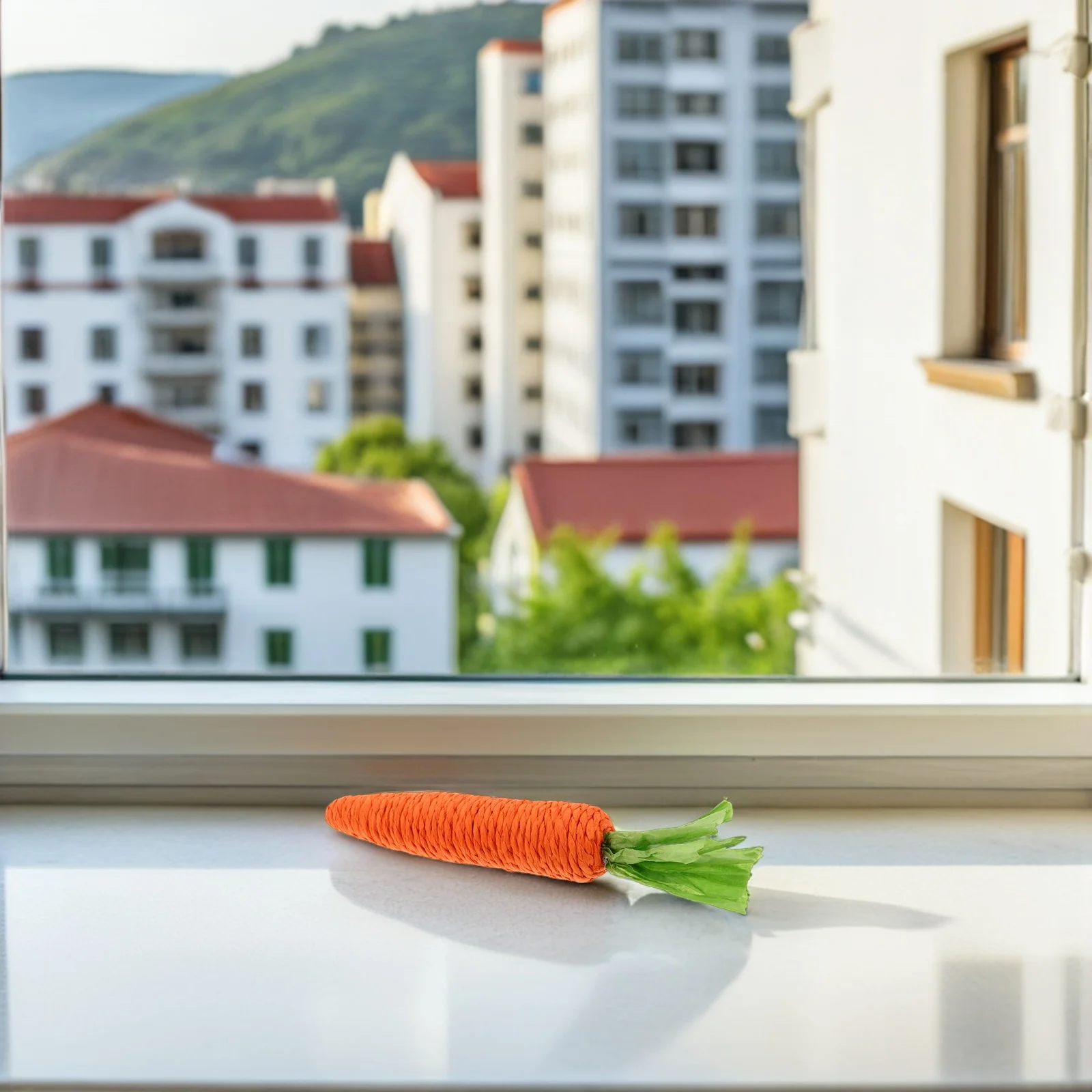 

2Pcs Carrot Cat Interactive Chewing Kitten Teething Play Indoor Stimulation Dental Care Exercise Cat Carrot