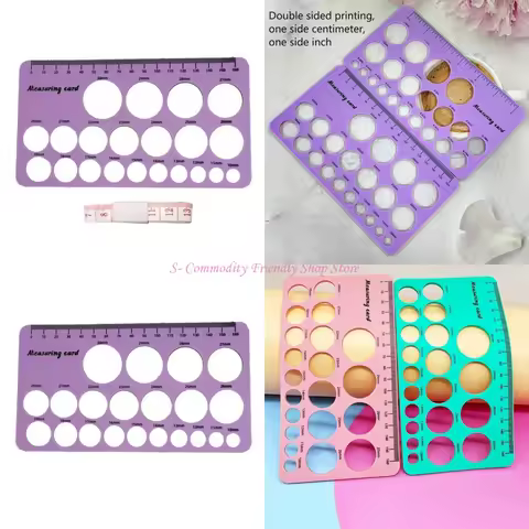 85AE Silicone Nipple Ruler Breast Flange Sizing Tool Breast Accessories