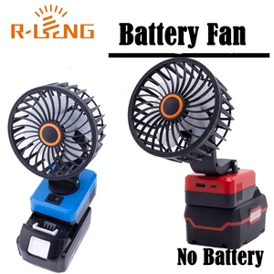MAKITA 18V/LIDL PARKSIDE X20V 리튬 배터리를위한 휴대용 스스로 팬 ytpe-c 포트 180 ° 조절 가능한 워크숍 작업장 팬 10 최고의 판매 x20V -№6
