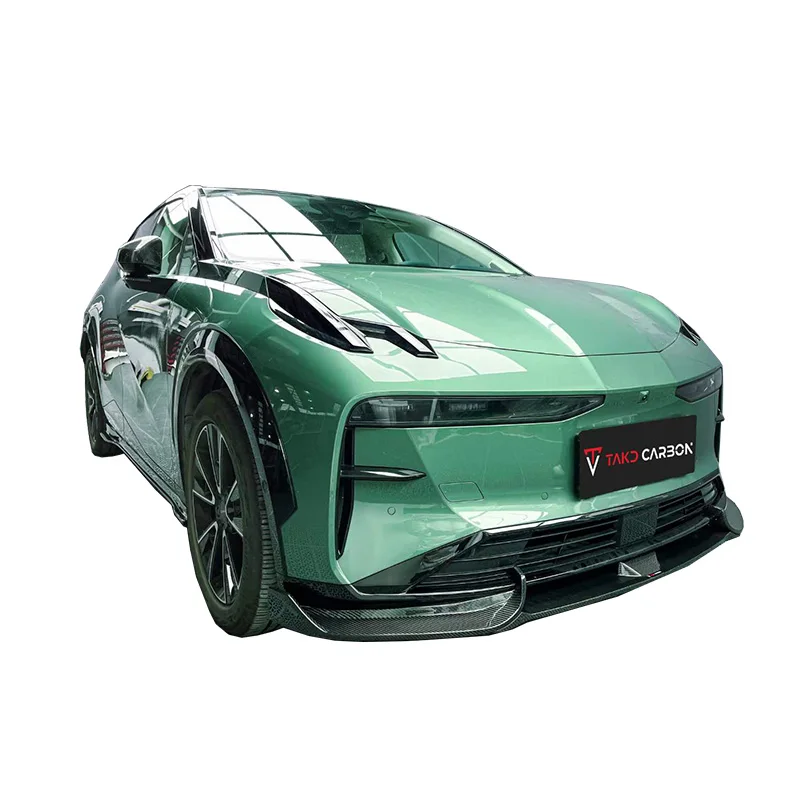 

High Quality Dry Carbon Fiber Body Kit For ZEEKR X Upgrade TAKD Style Front Lip Side Skirt Rear Diffuser Rear Diffuser