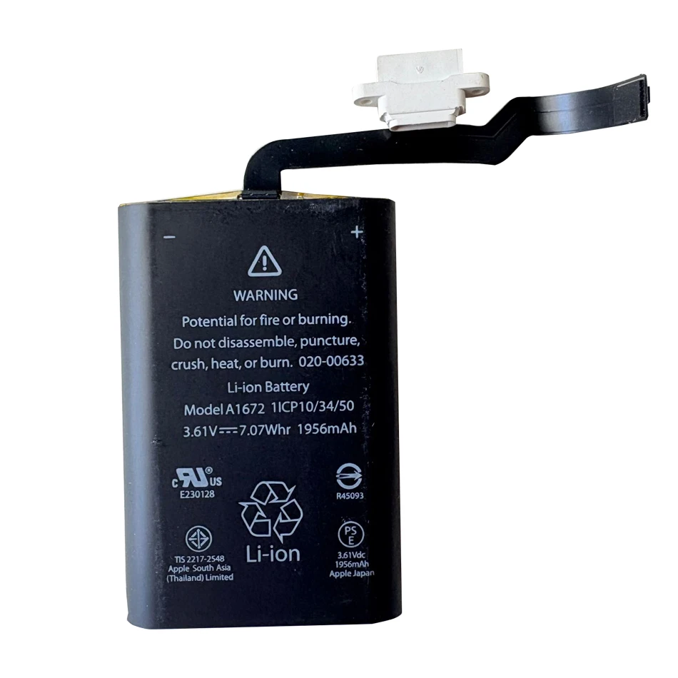 1956mAh High Capacity Battery for Apple Magic Mouse 2 Wireless 020-00634 020-00633 Portable Batteries Warranty A1672 A1657