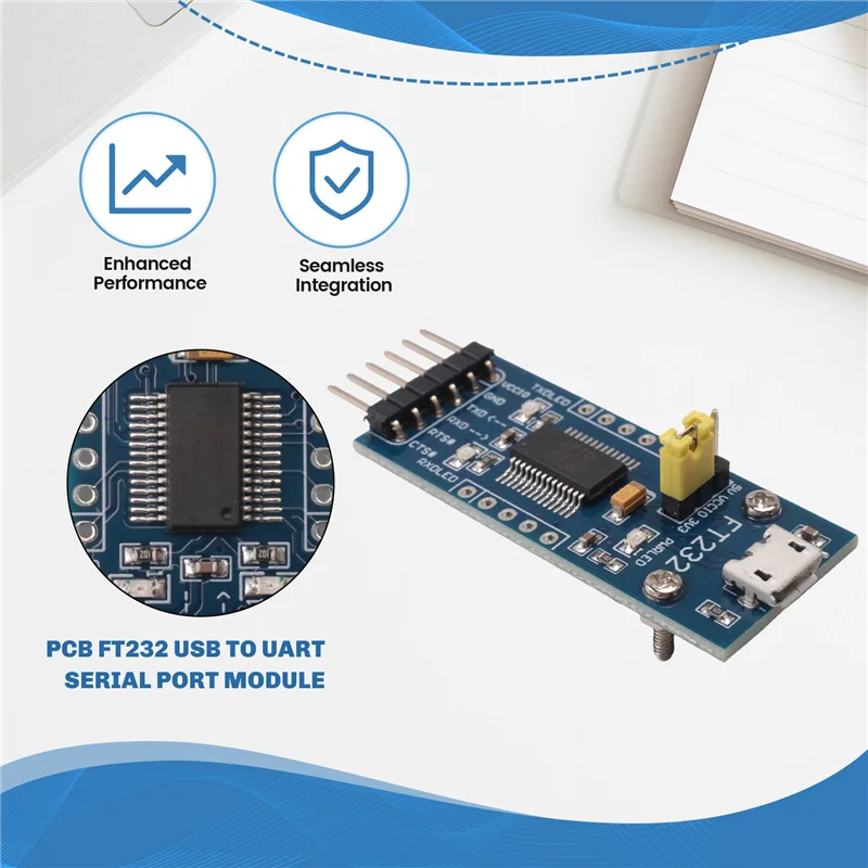 FT232 USB UART Board Mini Interface USB Naar UART Seriële Poort Module FT232RNL Voor Win7/8/8.1/10/11 Android