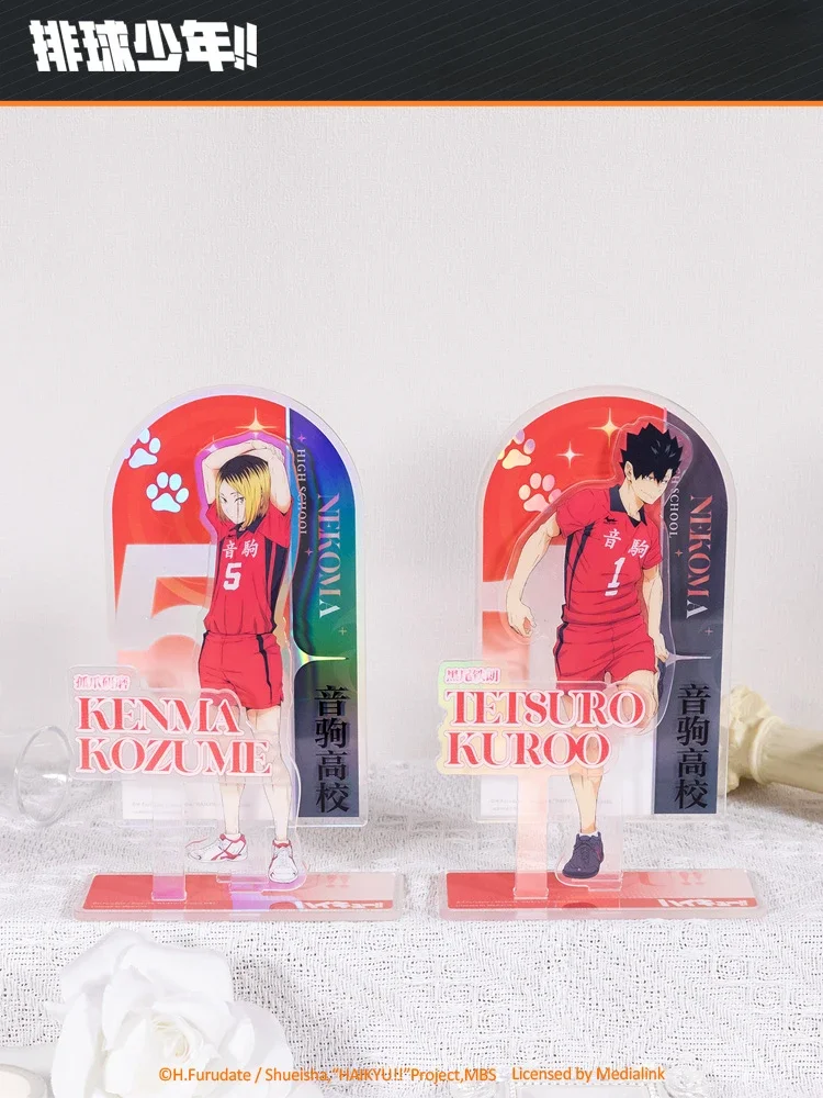 Anime Haikyuu!! Shoyo Hinata Tobio Kageyama Cosplay Acrylic Stand Figure Cartoon Standing Plate Indicative Board Hallowmas Gift