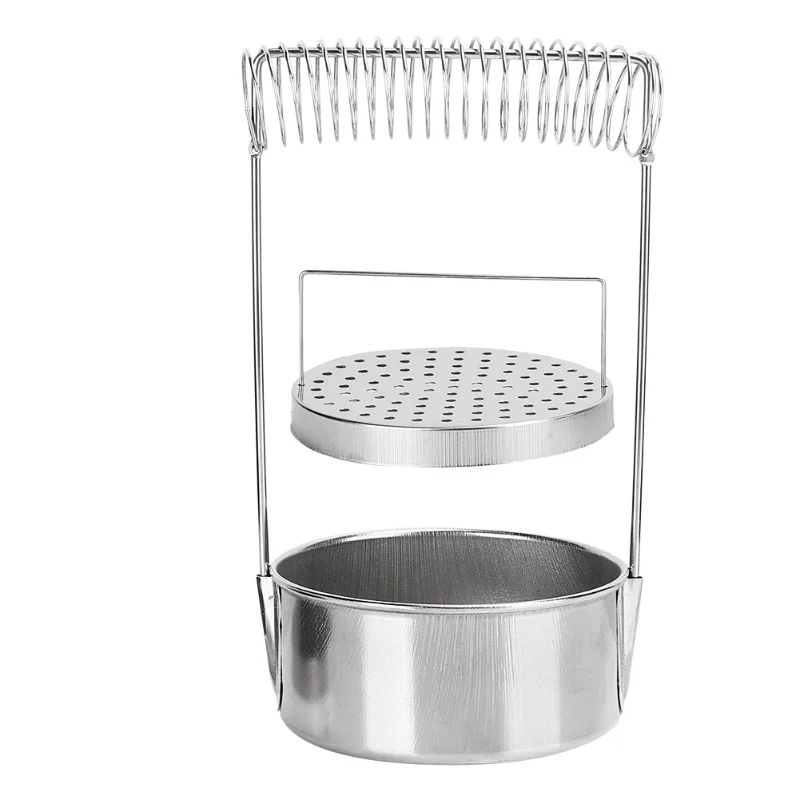 

Brush Washer Cleaner Uncovered Stainless Steel Oil Painting Pen Straight Washing Barrel Holder