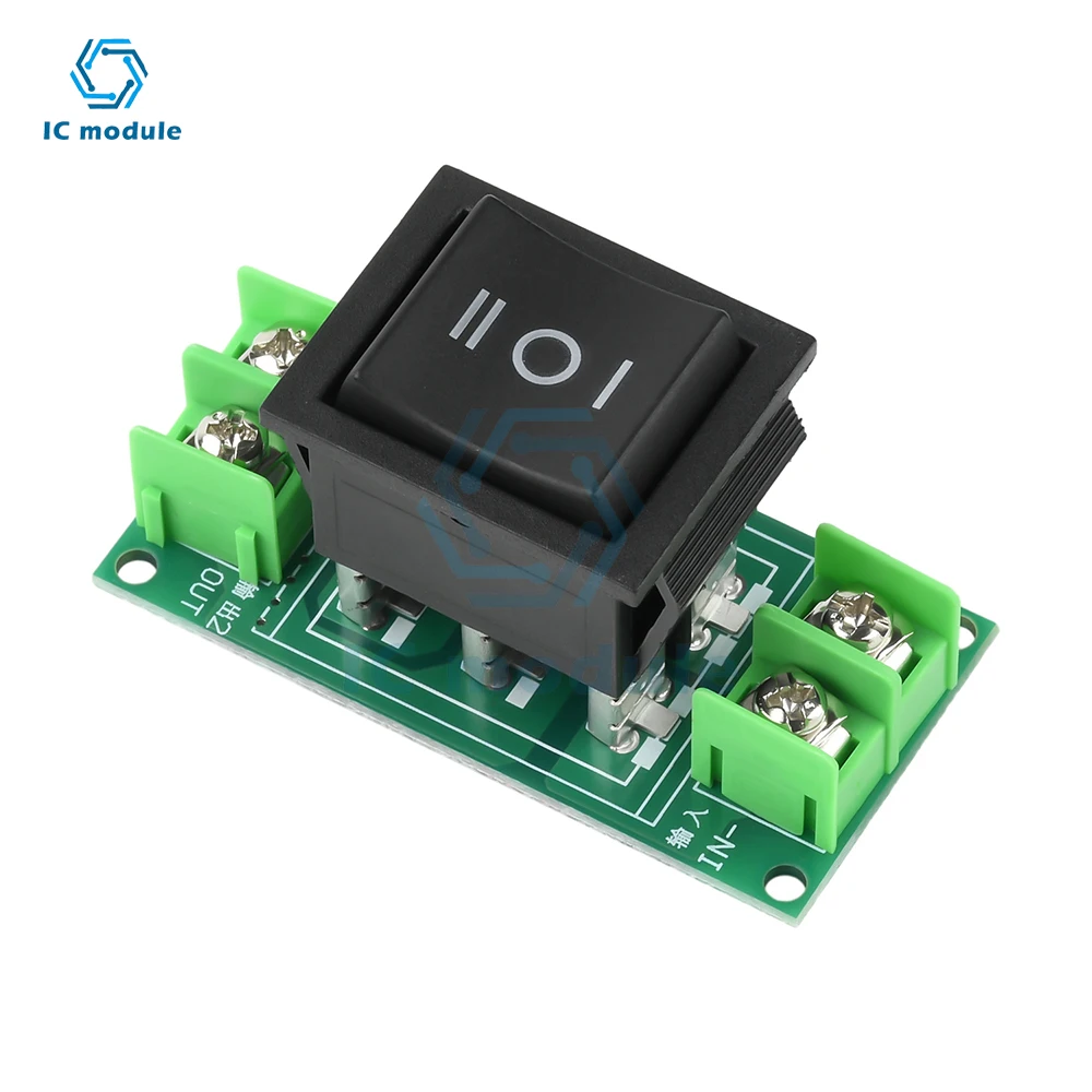 

Motor Forward and Reverse Switch DC 0-120V DC Motor Forward/Reverse/Stop Two/Three Gear Switching Module 5A 10A 20A