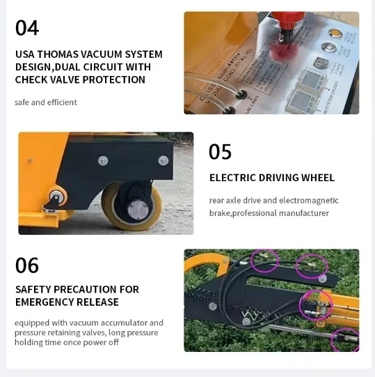 

Professional Wood Panel Lifter Bot Glass Manipulation Robot Vacuum Lifter for Lifting Large Glass Sheets