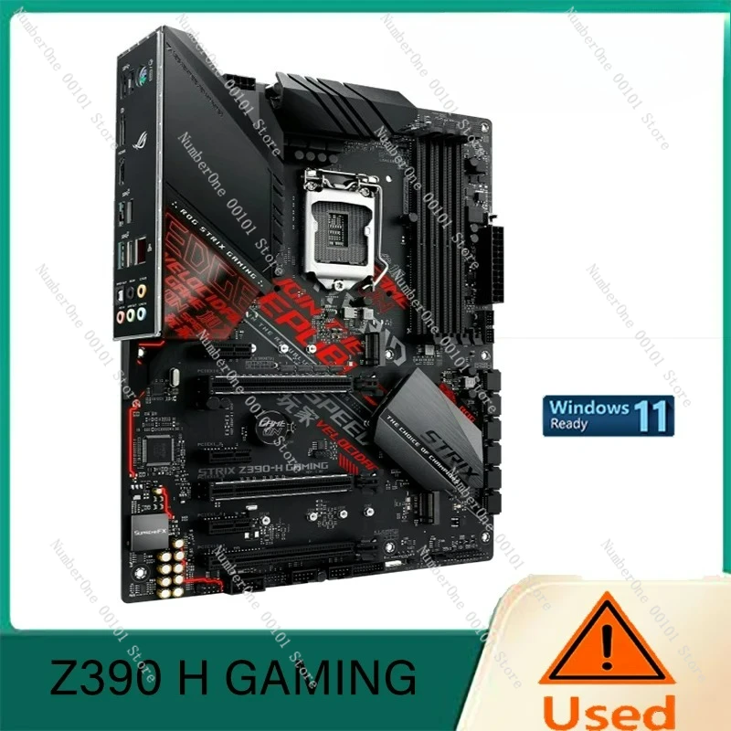 

Игровая материнская плата ROG Strix Z390-H LGA1151 (8 и 9-го поколения) ATX DDR4 DP HDMI M.2 USB 3.1 Gen2 Gigabit LAN