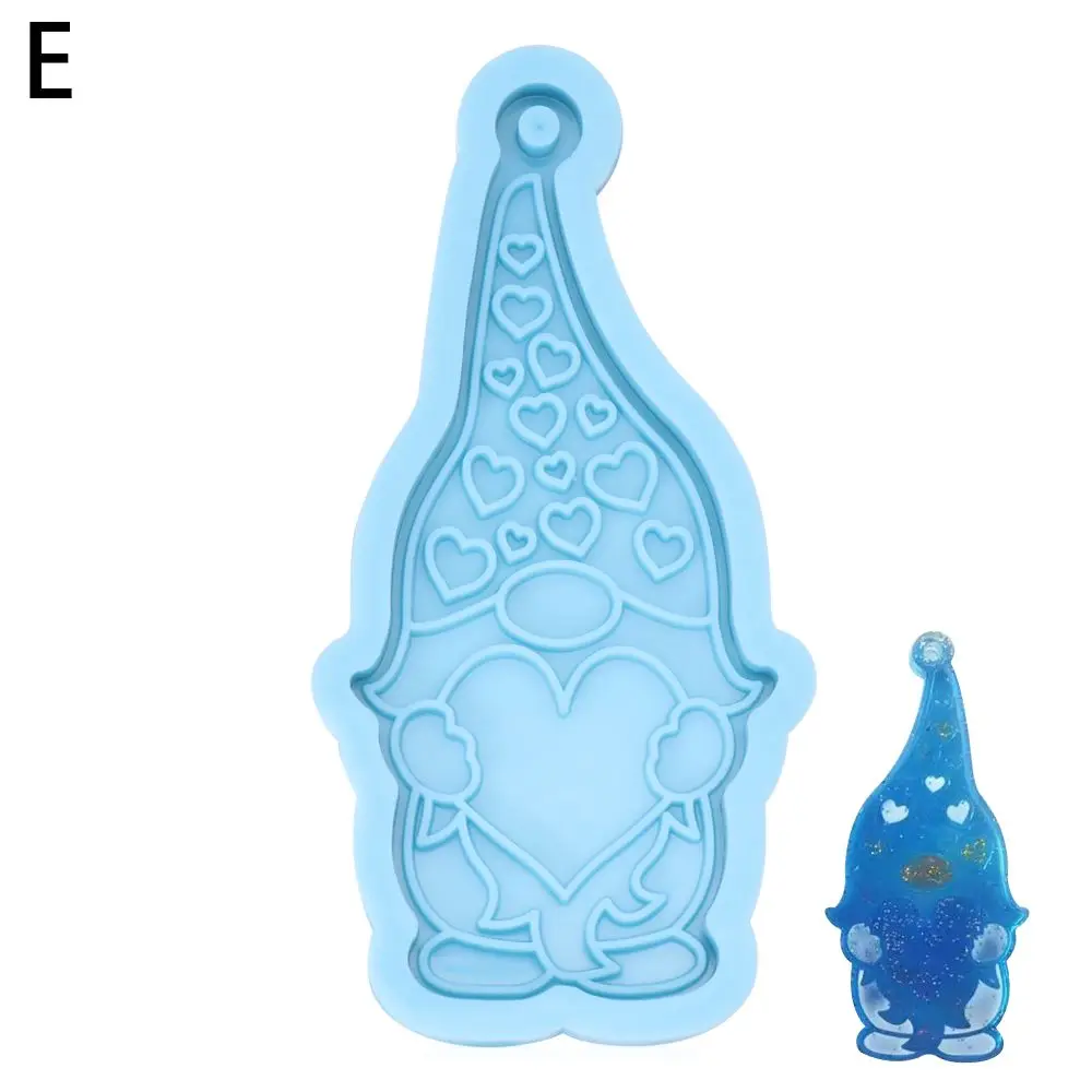 عيد ميلاد سعيد كعكة أدوات الحلوى الشوكولاته سيليكون قوالب عيد الميلاد المفاتيح قوالب صنع المجوهرات أداة حديقة الجان العفن #1