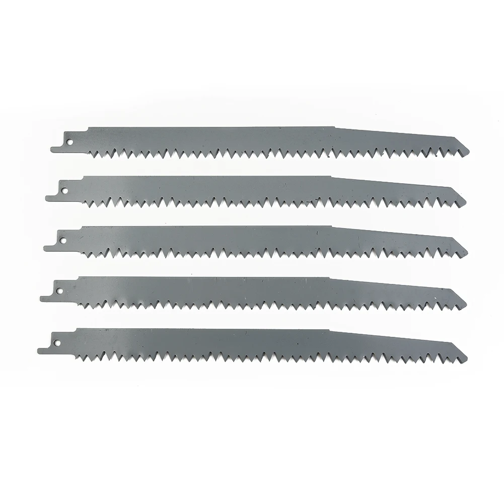 1/3/5PCS Reciprocating Saw Blades For Woodworking Carbon Steel Saber Saw Blades S1531L Cutting Curve Hacksaw Blades