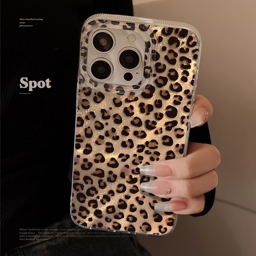 Moderne Luipaard Telefoon Case Voor Samsung Galaxy S26 S25 Rand S24 Plus Note 20 Ultra S23 FE S22 A56 A55 A54 A53 A36 Schokbestendig Funda